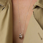 TOME PENDANT NECKLACE IN SILVER